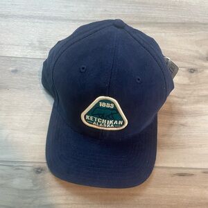 Blue corduroy Ketchikan Alaska SnapBack hat new with tags nwt ouray